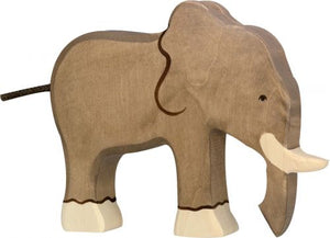 Elephant wooden figure