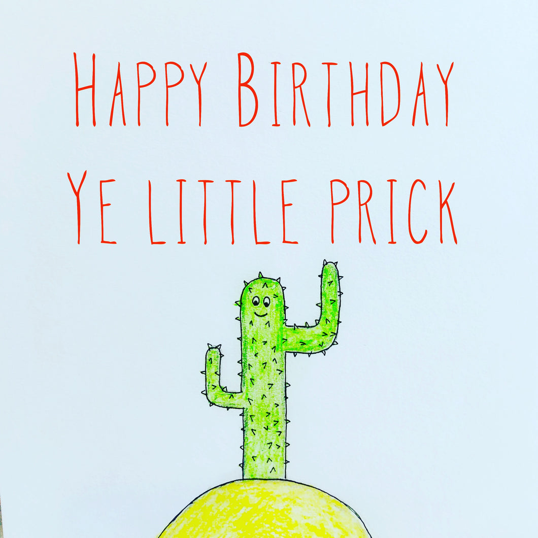 Little Prick Card