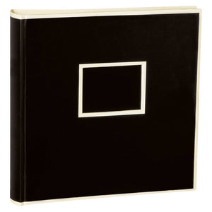 Jumbo Photo Album with Window - Black