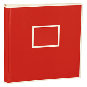 Jumbo Photo Album with Window - Red