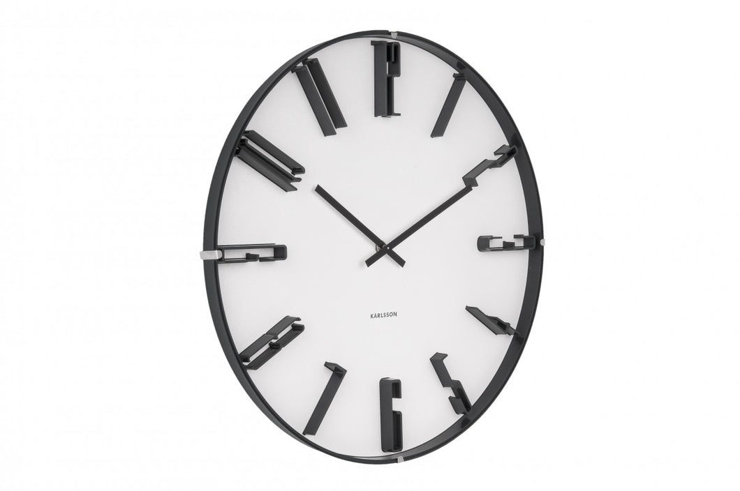 Wall Clock Sentient White