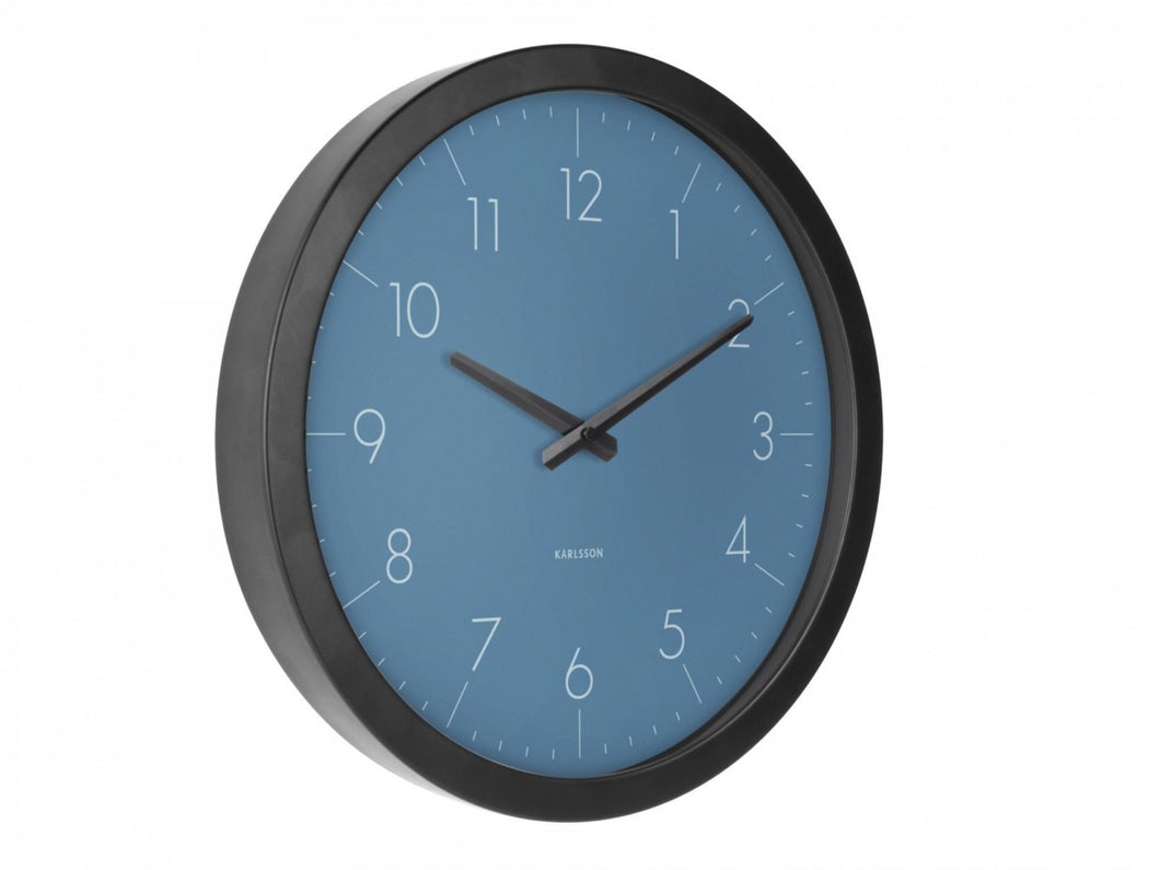 Dainty Outside Wall Clock - Blue