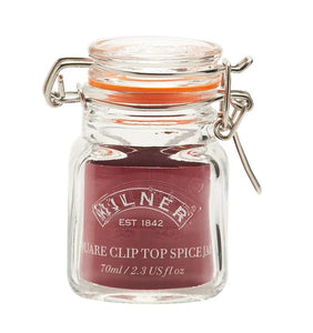 Kilner Clip Top Jar - Square/Spice, 70ml
