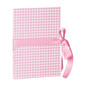 Pink Gingham Notebook