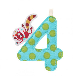 Fabric letter 4