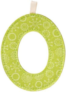 fabric letter 0