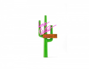 Cactus Totem Sign