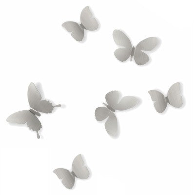 Mariposa Metal Wall Decor - Nickle