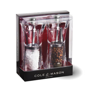 Cole & Mason Precision Crystal Salt & Pepper Mill Set