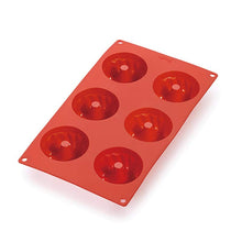 Load image into Gallery viewer, Lekue Gourmet 6 Cav Savarin Mini Mould - Red
