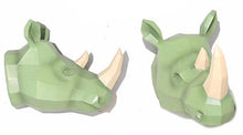 Load image into Gallery viewer, Rhino Head - Green
