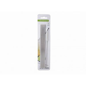 Vin Bouquet Straight Stainless Steel Straw Set