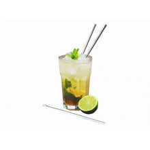 Load image into Gallery viewer, Vin Bouquet Straight Stainless Steel Straw Set
