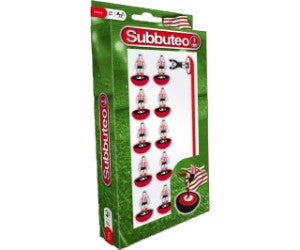Subbuteo Player - Red/White Stripe