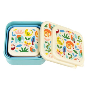 Rex Set of 3 Snack Boxes - Wild Wonders