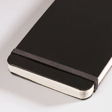 Load image into Gallery viewer, Leuchtturm A6 Reporters Plain Notebook - Black
