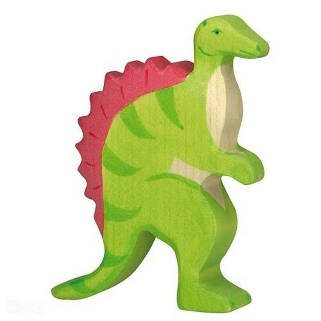 Green wooden dinosaur