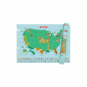 Scratch Map - US Landmarks Edition