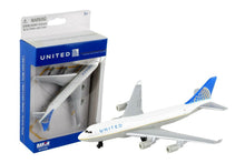 Load image into Gallery viewer, United B747 Die-cast Plane
