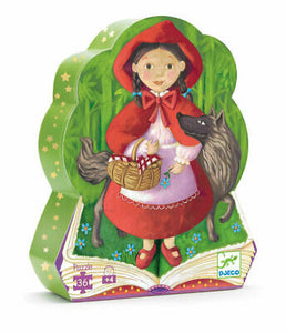 Silhouette Puzzle - Little Red Riding Hood
