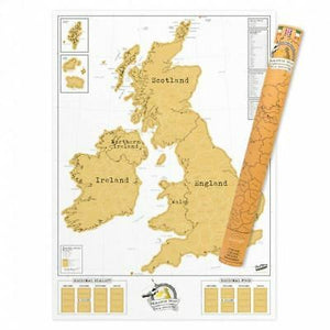 Scratch Map - UK Edition