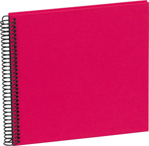 Spiral Piccolino - Pink (Black Pages)