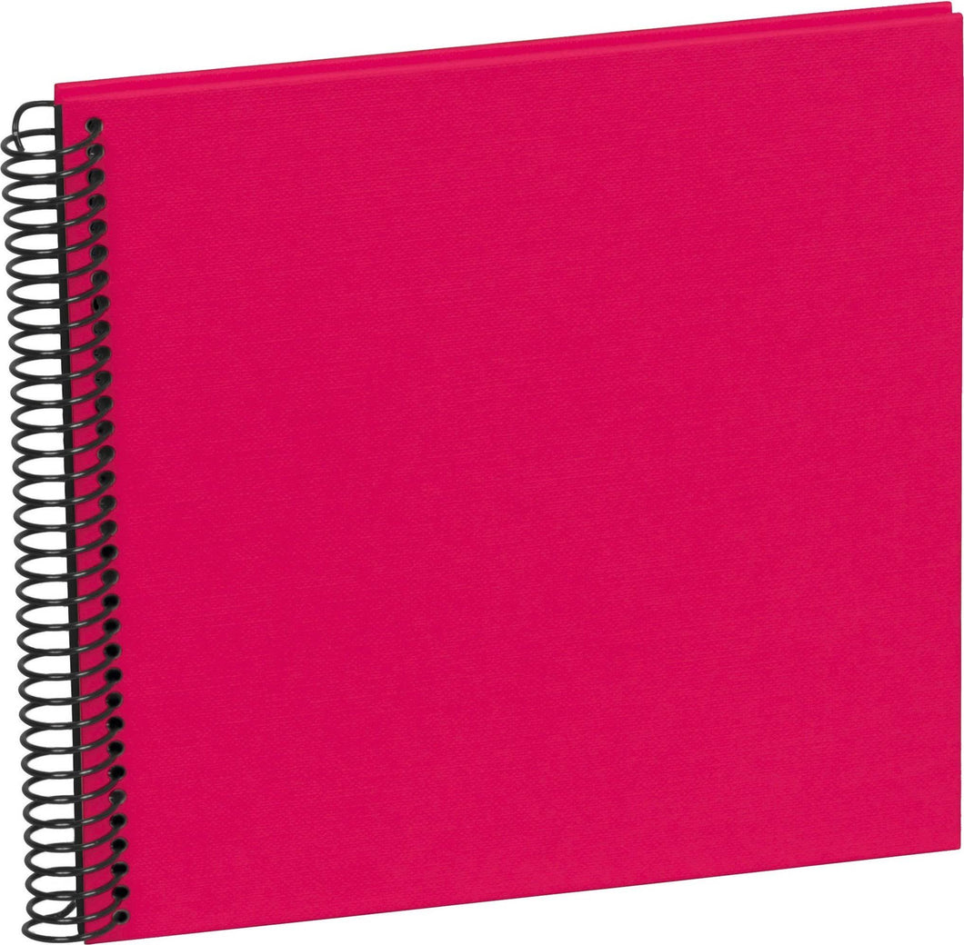 Spiral Piccolino - Pink (Black Pages)
