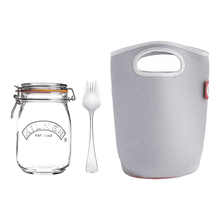 Load image into Gallery viewer, Kilner Make &amp; Take Jar Set - 1 Litre
