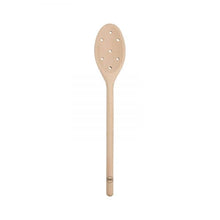 Load image into Gallery viewer, T&amp;G Wooden Spoon with Holes - 30cm
