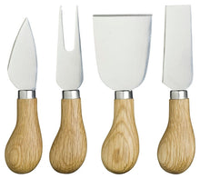 Load image into Gallery viewer, Taylor&#39;s Eye Witness 4 Piece Cheese Knife and Slate Board Set
