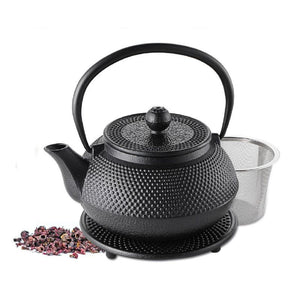 Weis Cast Iron Teapot & Coaster - 1.1L