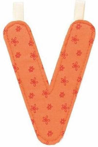 Fabric letter V