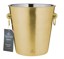 Load image into Gallery viewer, Viners Barware Champagne Bucket - 4 Litre, Gold
