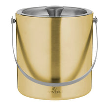 Load image into Gallery viewer, Viners Barware Double Wall Ice Bucket - 1.5 Litre, Gold
